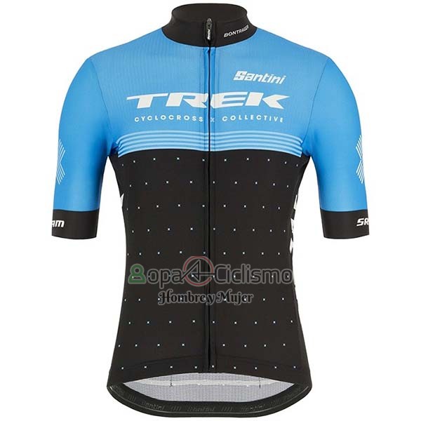 Trek Ropa Ciclismo Culotte Corto 2020 Mangas Cortas Azul Negro